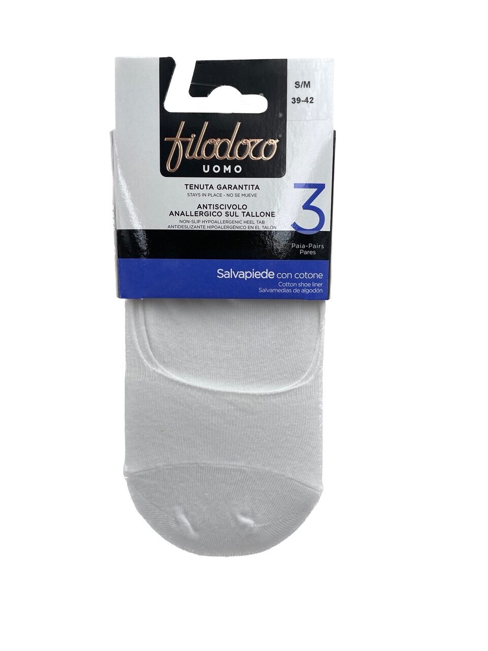 Salvapiede uomo antiscivolo Filodoro PZ CLICK INTIMO