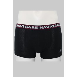 Boxer Navigare uomo in cotone elasticizzato 322 nero