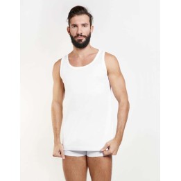 canottiera uomo filo di scozia spalla larga Nottingham VL1700
