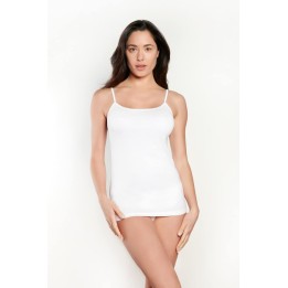 Canotta in cotone donna spalline sottili Notthingham VS4014