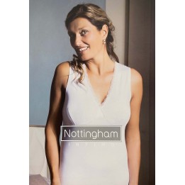 Canotta donna con forma del seno a costina Nottingham VL3025