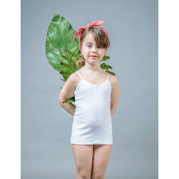 canottiera bambina spallina stretta VS61B