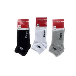 calzini-corti-in-cotone-unisex-kappa-k004-3pz
