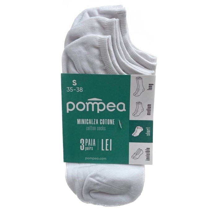 calze-fantasmino-unisex-pompea-3pz-bianco