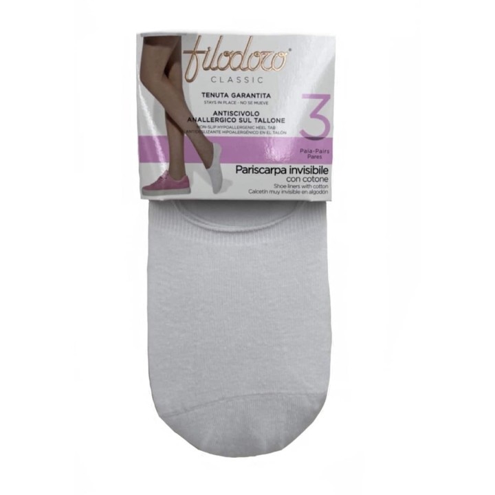 pariscarpa-invisibile-con-antiscivolo-filodoro-3pz-bianco