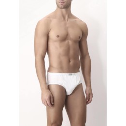 Slip uomo Cagi 1291 midi in cotone mercerizzato bianco