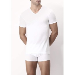 T-shirt uomo Cagi in cotone scollo V 5324