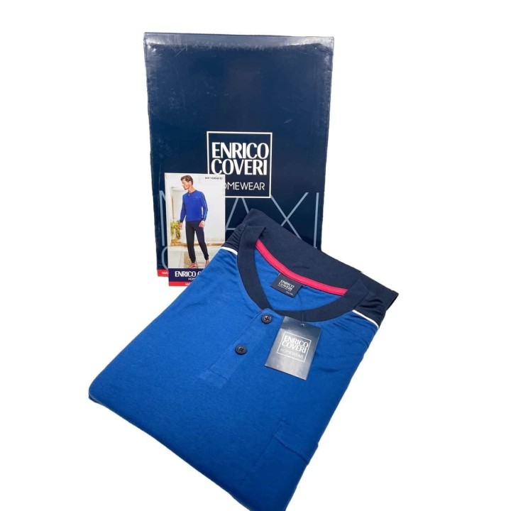 coveri pigiama ep1002_c blu - dimensioni grandi