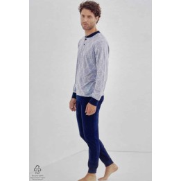 Pigiama uomo estivo Il Granchio GP1071 grigio