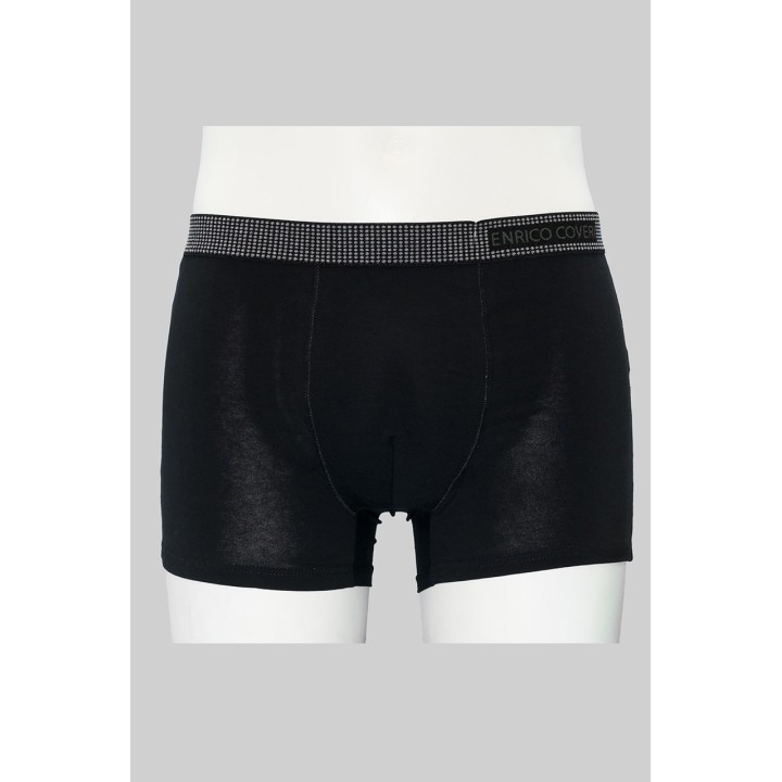 boxer-uomo-enrico-coveri-in-cotone-fantasia-eb1699-nero