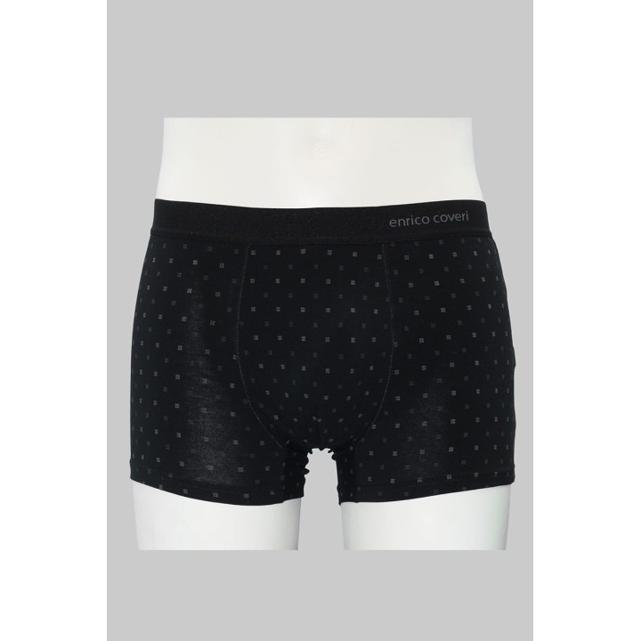 boxer-uomo-cotone-elasticizzato-enrico-coveri-eb1207-nero