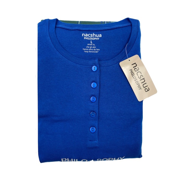 pigiama nacshua amalfi blu e verde