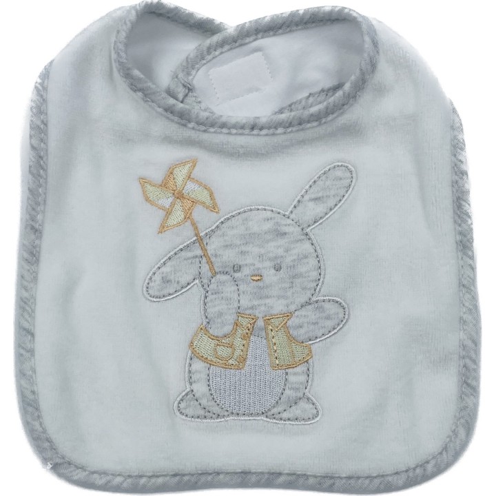 Bavaglino per neonati Ellepi 9770 grigio 1