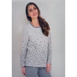 Pigiama Linclalor punto milano LN277635 grigio