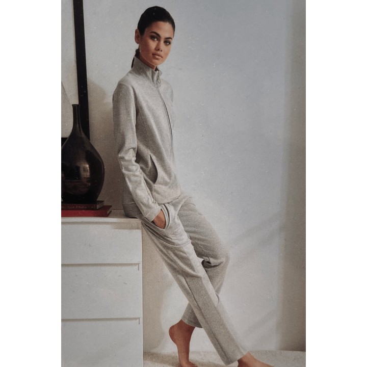 Tuta donna invernale aperta Jadea 5144 grigio
