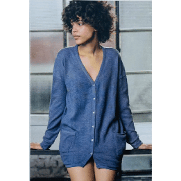 vestaglia blu 5116