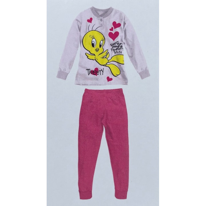 pigiama invernale bambina Sabor C7132 - dimensioni grandi