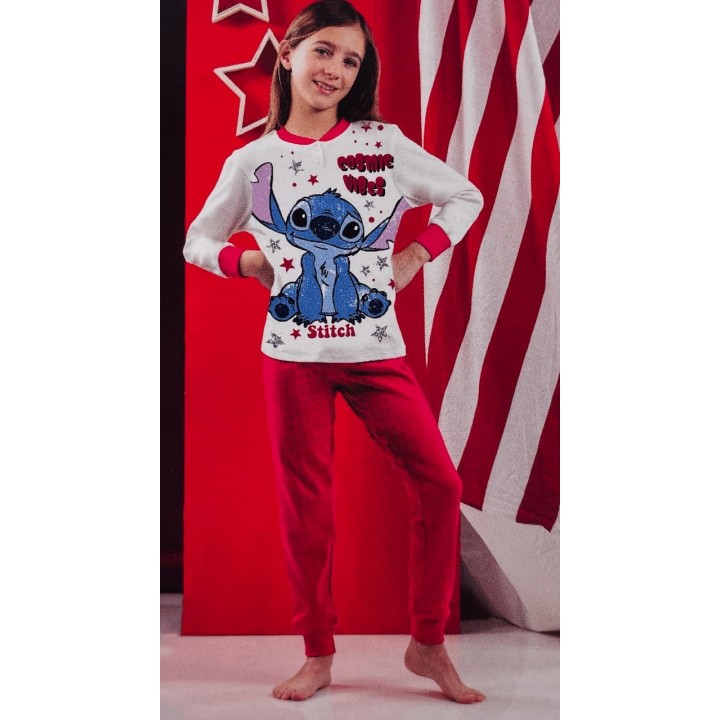 pigiama invernale bambina Sabor Lilo & Stitch A6051