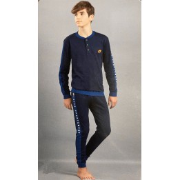 Pigiama caldo cotone ragazzo Lotto LP4108