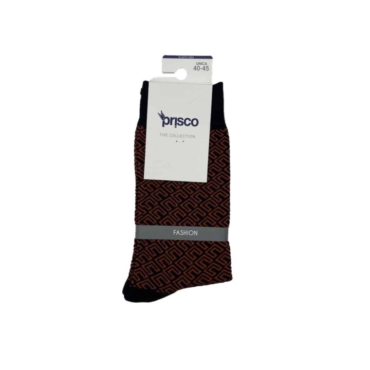 Calze da uomo invernali Prisco JACK C FASHION ASS.B-arancio