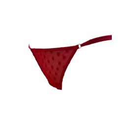 Tanga rosso Jadea 6375 cuori