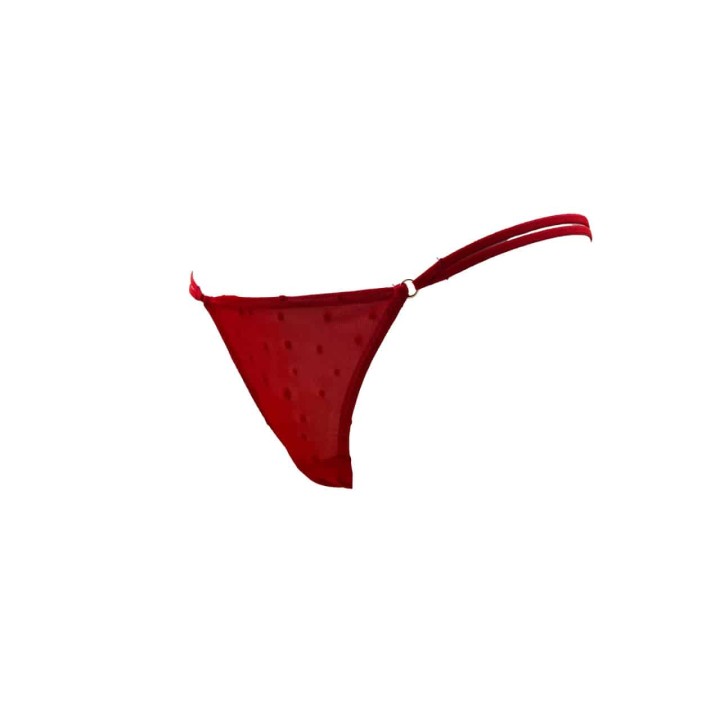 Tanga rosso Jadea 6375 stella