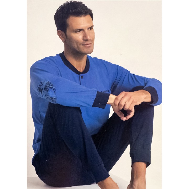 pigiama-uomo-cotone-estivo-il-granchio-gp1097-foto-denim