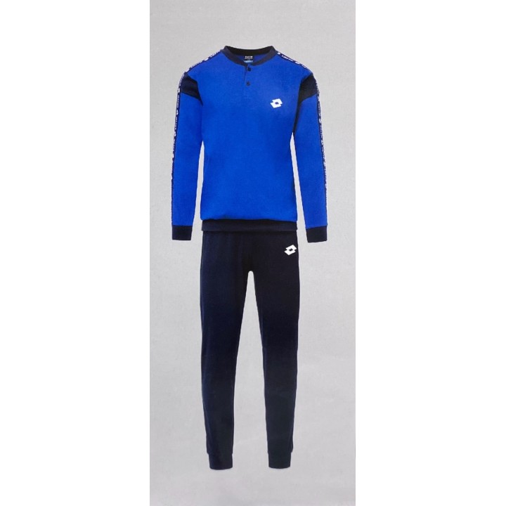 Pigiama uomo cotone leggero Lotto LP1138 bluette