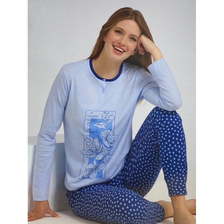 Pigiama estivo donna in cotone Il Granchio GP5062
