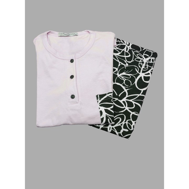pigiama-estivo-donna-in-cotone-rossoporpora-clementina-cipria