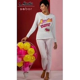 Pigiama estivo donna in cotone Morositas PED7548