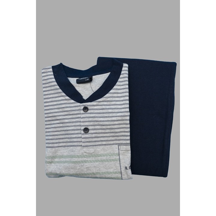 pigiama-uomo-cotone-leggero-il-granchio-gp1072-grigio