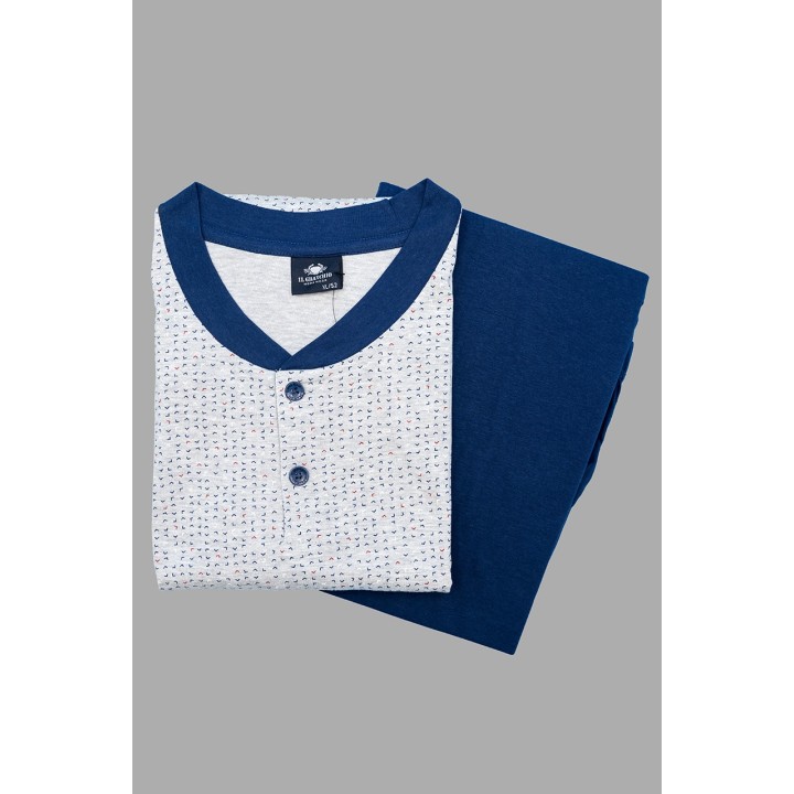 pigiama-uomo-cotone-estivo-il-granchio-gp1069-grigio