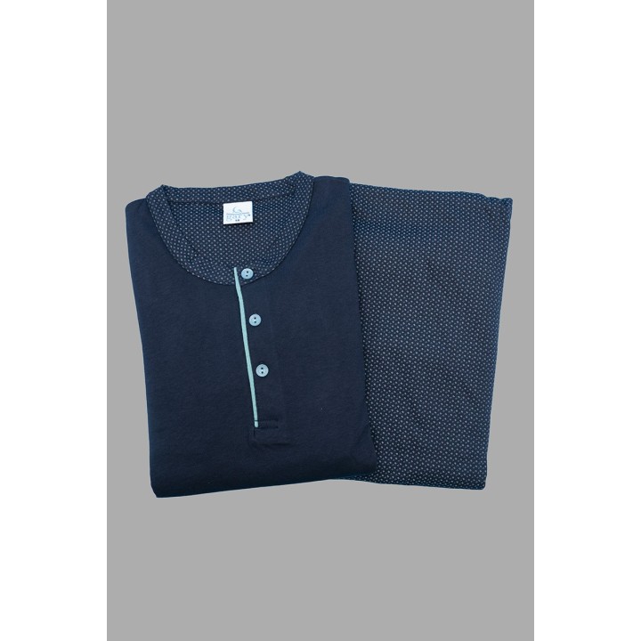 pigiama-uomo-taglie-forti-estivo-gary-l60001-blu