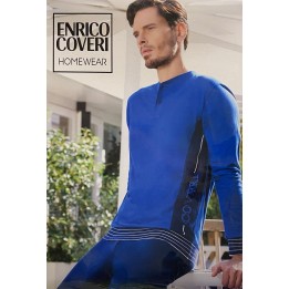 Pigiama uomo cotone leggero Enrico Coveri EP1001 jeans