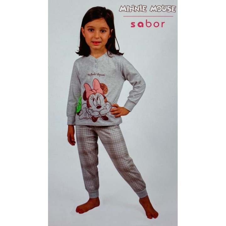saborr minnie dy6874 grigio - dimensioni grandi