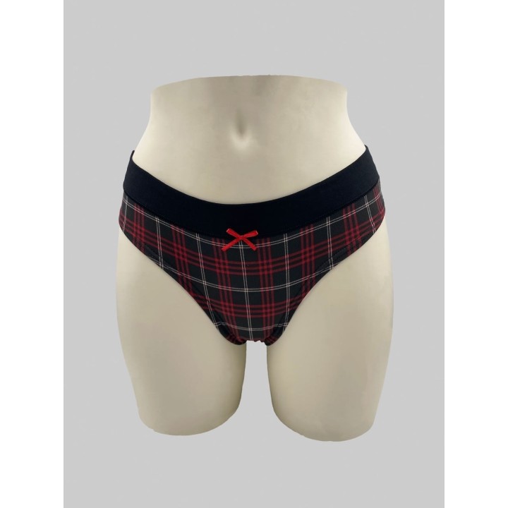 Slip Jadea fantasia in cotone 6143 rosso