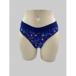 Slip Jadea cotone con fascia alta 6214 inchiostro