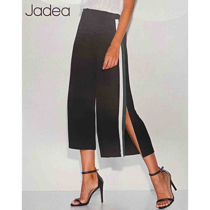 pantaloni-a-palazzo-jadea-4174-banda-verde