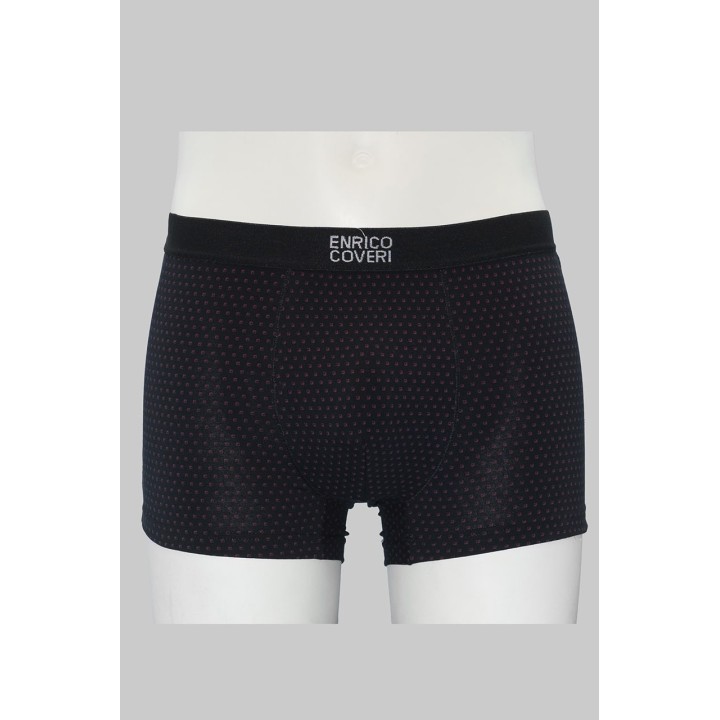 boxer-uomo-enrico-coveri-in-cotone-fantasia-eb1266-nero