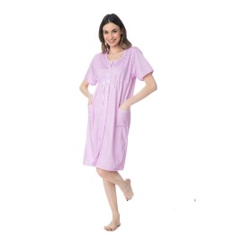 Camicia da notte aperta in cotone Notti Magiche Petra