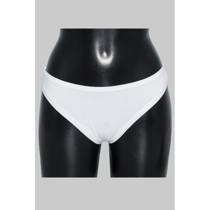 Slip brasiliana in cotone IOSONOIO 5007 bianco fronte