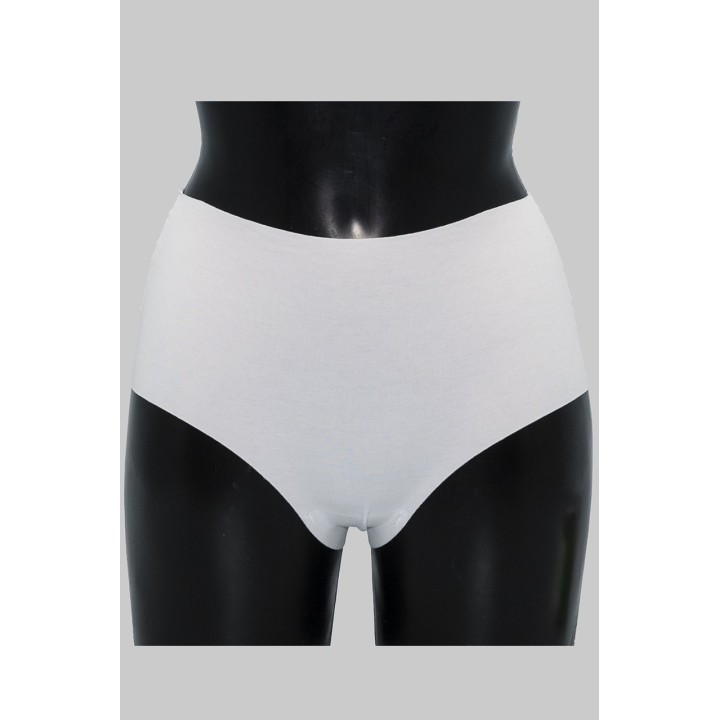 Slip invisibile alto in cotone IOSONOIO 5101B bianco fronte