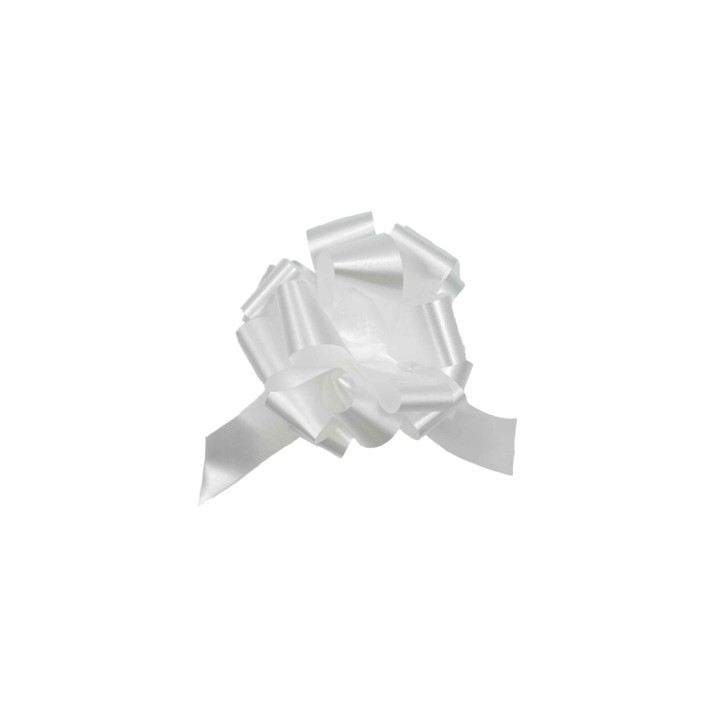 Coccarde matrimonio bianche mm 31 pezzi 30