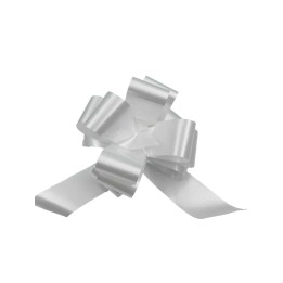 Coccarde matrimonio bianche mm 50 pezzi 30