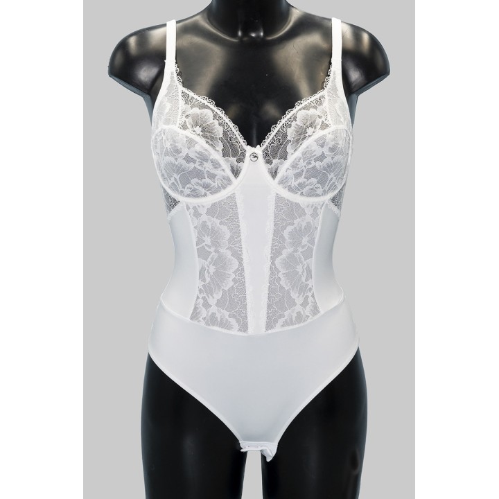 body-con-pizzo-e-ferretto-lepel-704-bianco-fronte-manichino