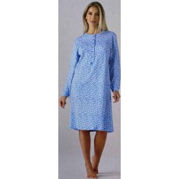 camicia da notte karel 7020 blu