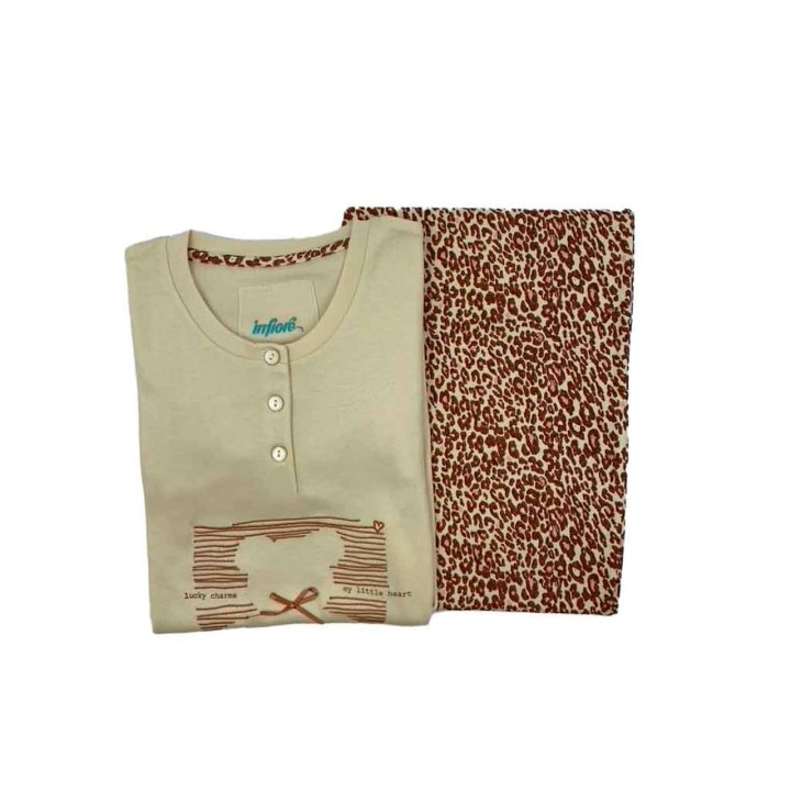 pigiama 652015 panna terracotta
