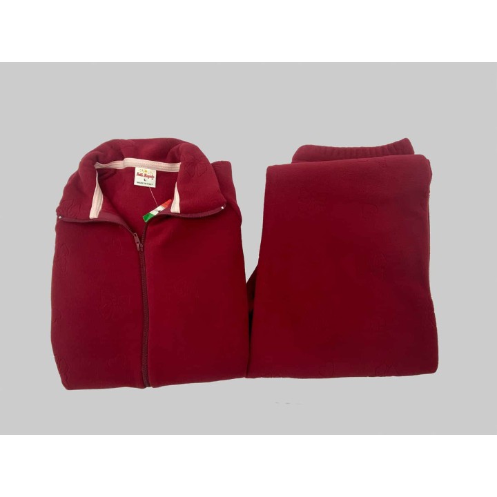 pigiama-donna-pile-aperto-davanti-notti-magiche-arianna-bordeaux