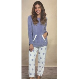 pigiama donna linclalor in coral 8677